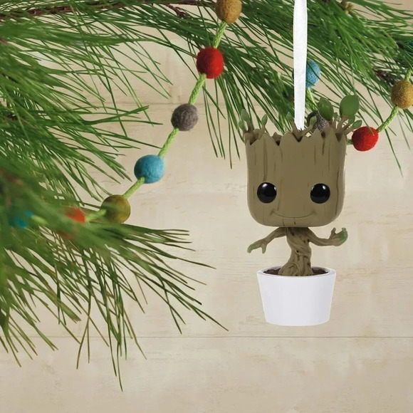Marvel Guardians of The Galaxy Groot Funko POP! Christmas Ornament - Picture 5 of 6